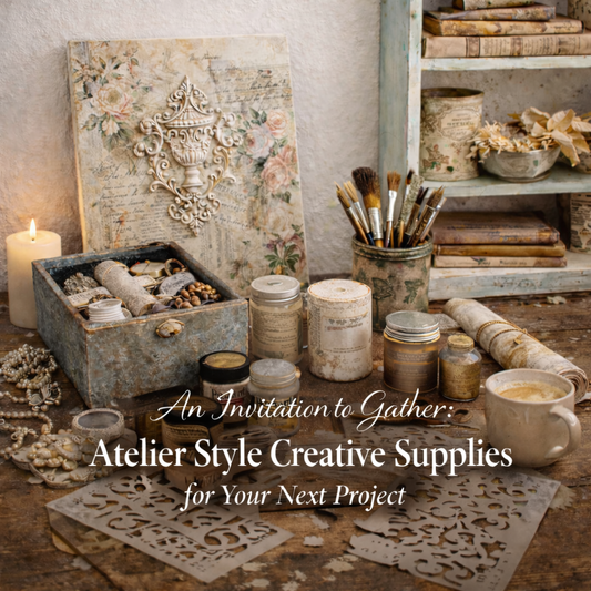 An Invitation to Gather: Atelier Style Creative Supplies for Your Next Project