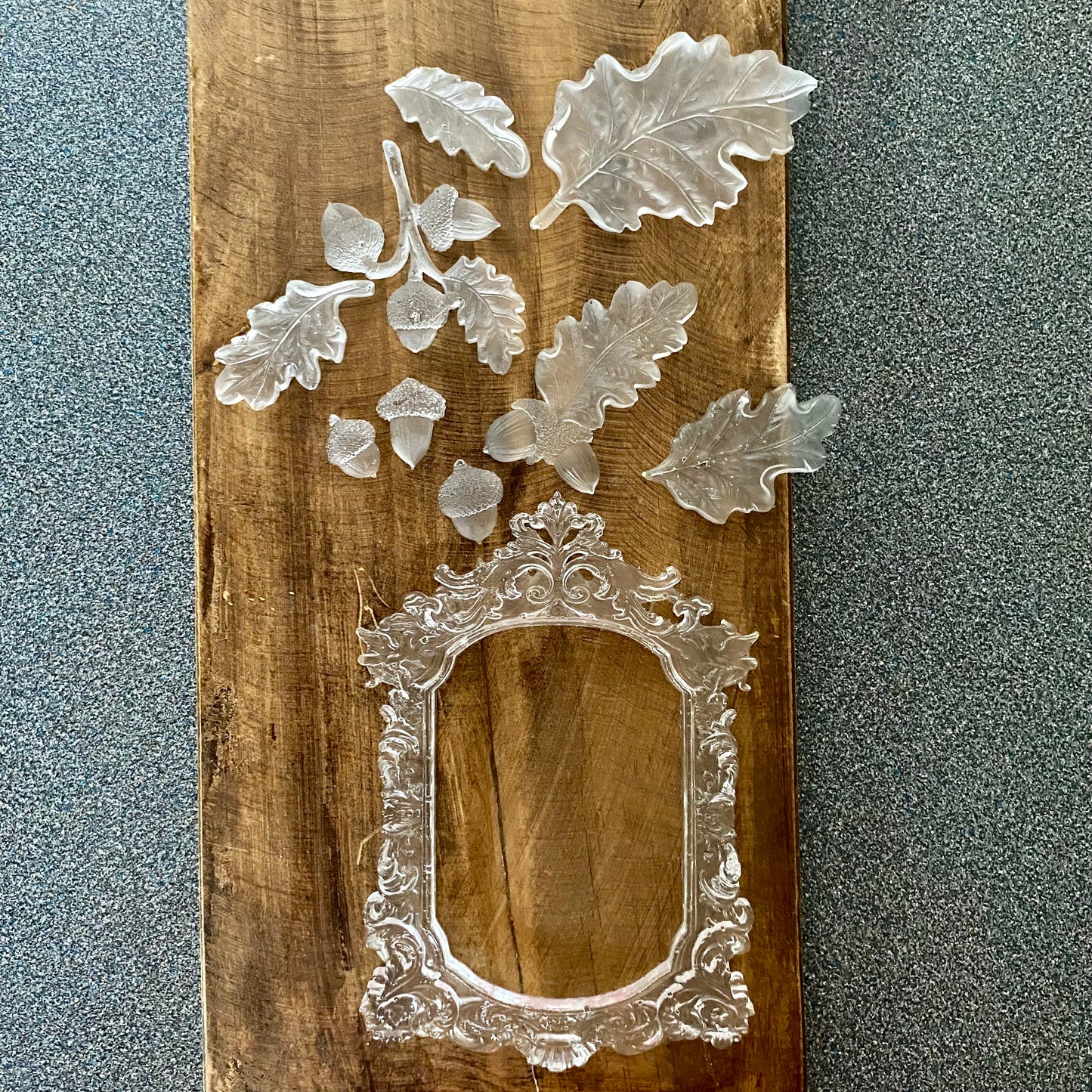 Ornate Rectangle Frame - Resin casting