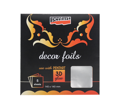 Decor Foils - Pentart 140 x 140 mm sheets