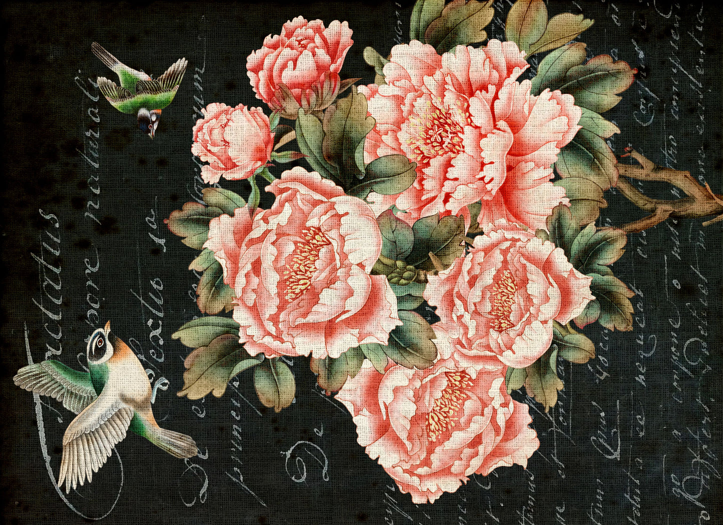 Pre - Order - Posh Floral -  Decoupage Paper - Roycycled Treasure