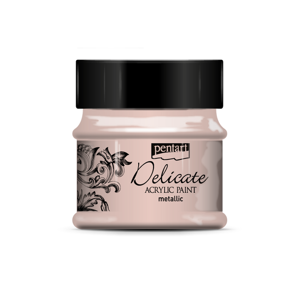 Delicate Metallic Acrylic Paint - Pentart 50 ml