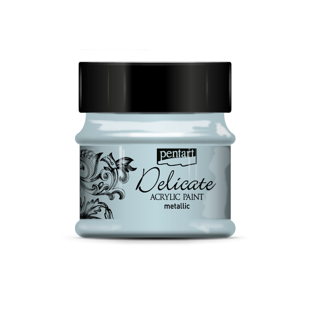 Delicate Metallic Acrylic Paint - Pentart 50 ml