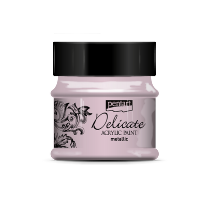Delicate Metallic Acrylic Paint - Pentart 50 ml