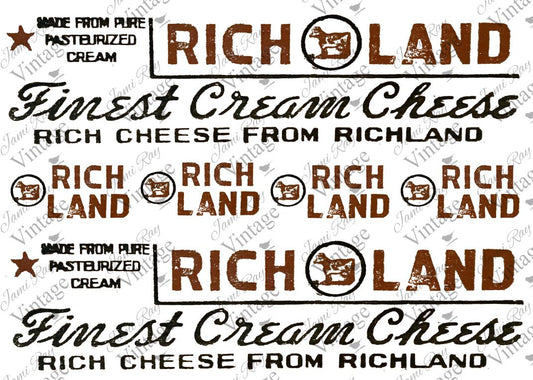 Rich Land Label A4 JRV Rice Paper