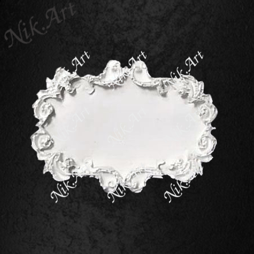 Nik-Art 3D Ornament white - #372