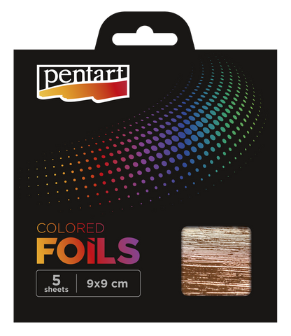 Colored Foils - Pentart 14 x 14 sheets