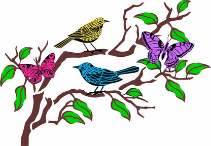 Flutter & Feather | JRV Stencil Designed by Debi from Debi's Design Diary