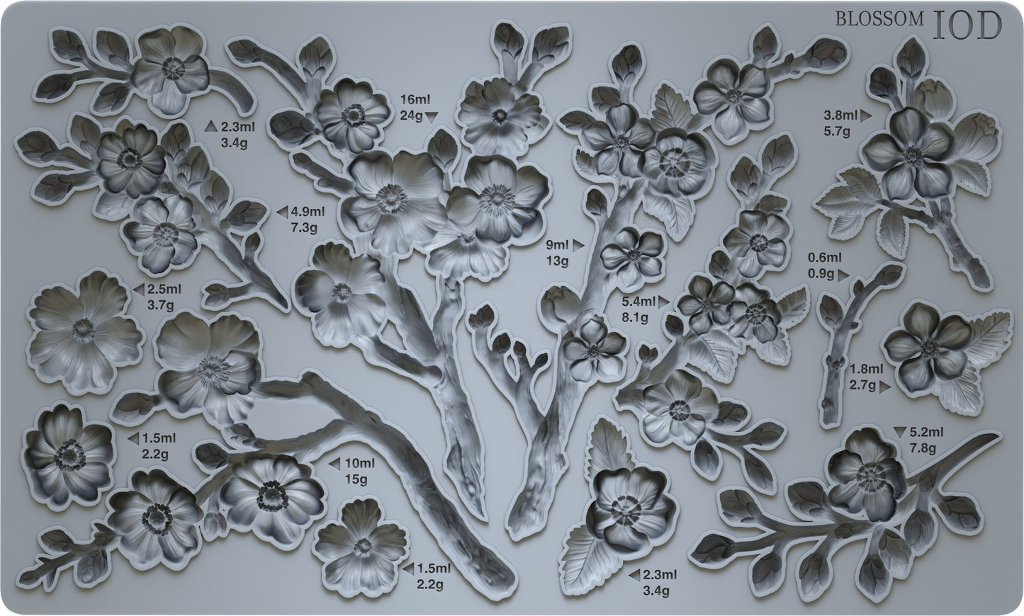 IOD -  Blossom Décor Mould