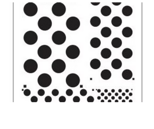 Dot Mania Stencil by Mara