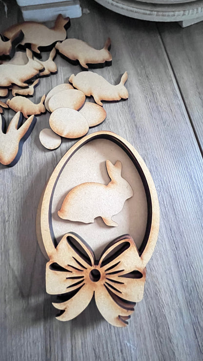 Gathered Easter Bits – Bunny & Egg Creative Bundle (12+ Pieces)