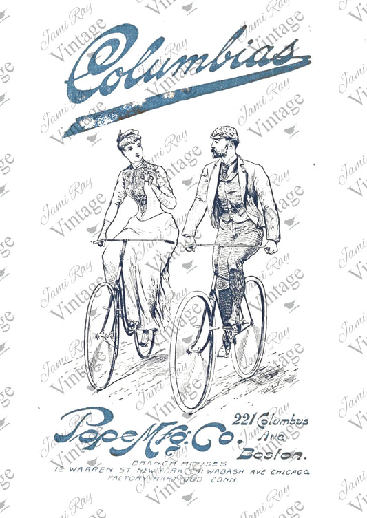 Columbias Bicycle A4 JRV Rice Paper