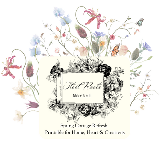 Spring Cottage Refresh Kit – Free Printable Checklist, Journal Prompts & Tags