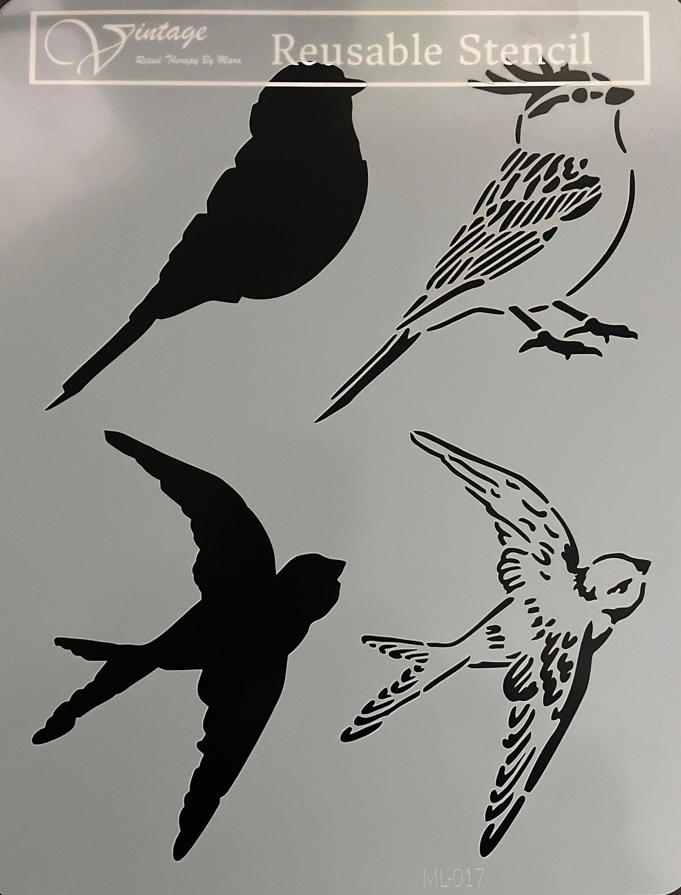 Avian Stencil by Mara