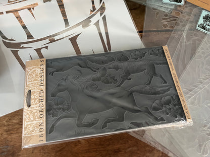 Horse & Hound IOD Mould + FREE Surprise Stencil | Only One