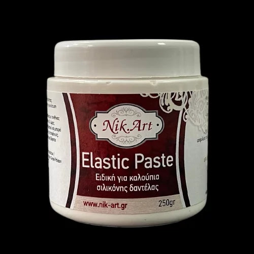 PRE - ORDER - Elastic Paste 250 g. by Nik-Art - White