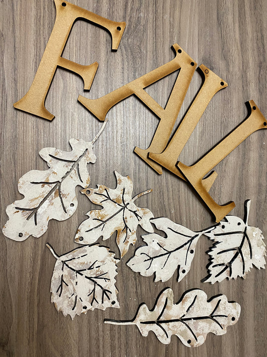 Fall Chippy Leaf Garland Kit | Creative Cottage Edition