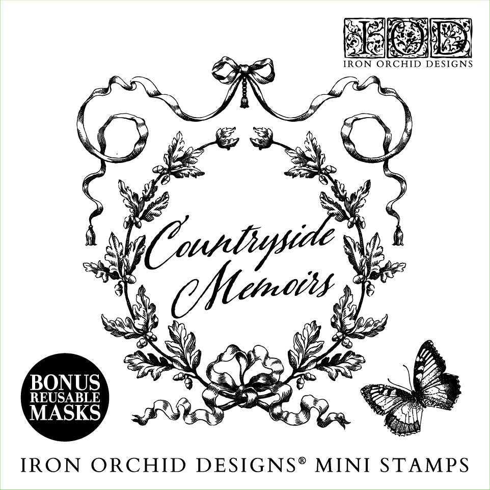 IOD - Countryside Memoirs 6 x 6 IOD STAMP Set