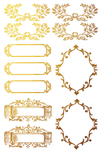 IOD- Petits Ornaments Foil TRANSFER  PAD 8" x 12"