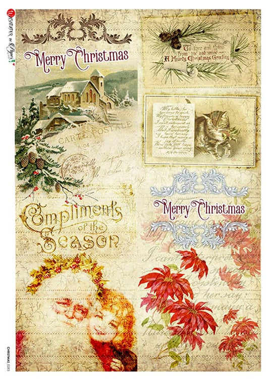 Christmas 0283 - Paper Designs Rice Paper