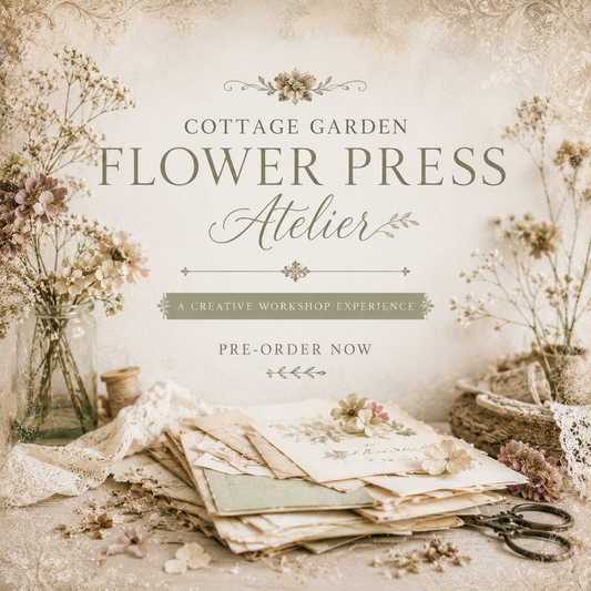 Cottage Garden Flower Press Atelier | Limited Edition Workshop Experience