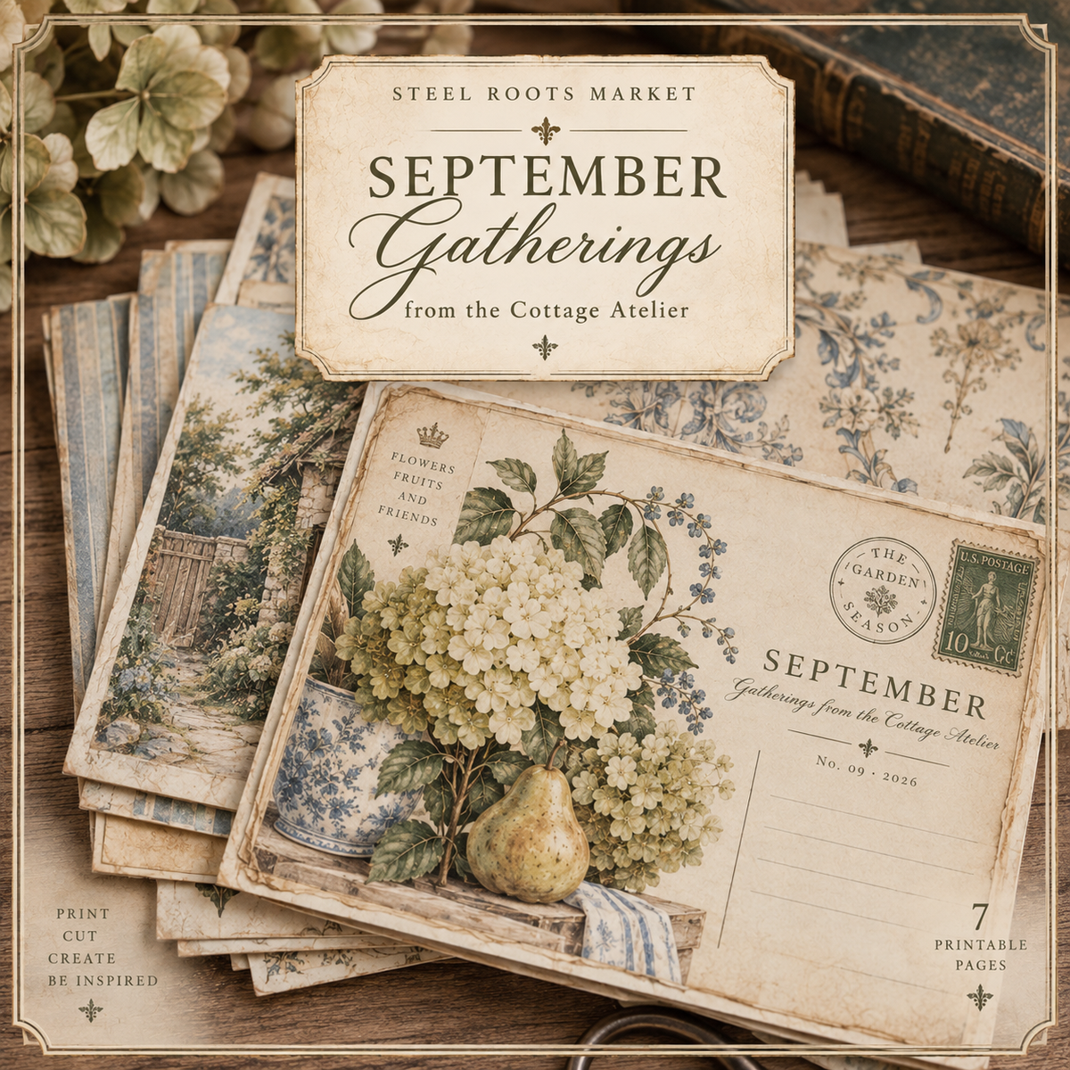 September Gatherings from the Cottage Atelier