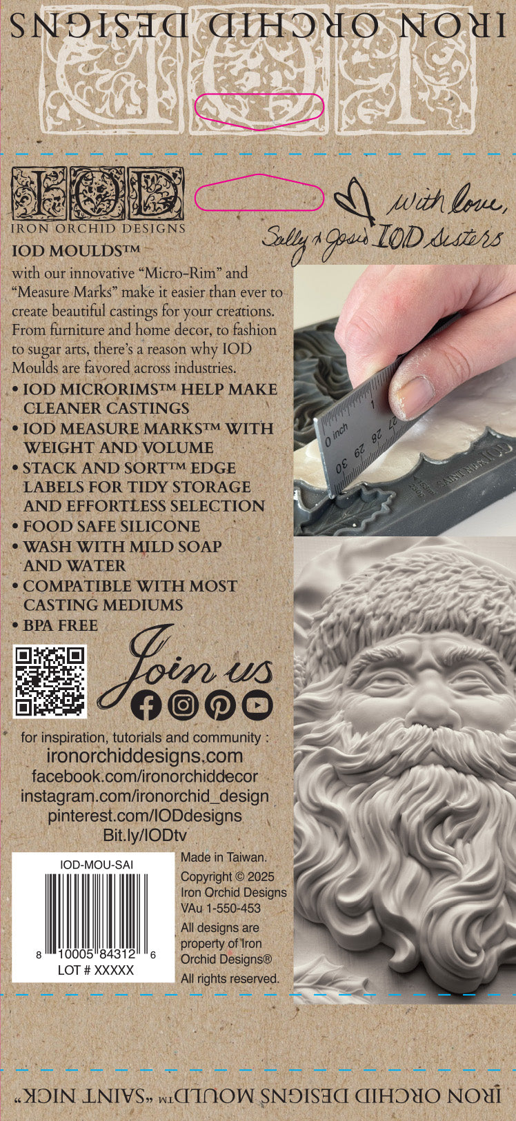 IOD -  Saint Nick Décor Mould