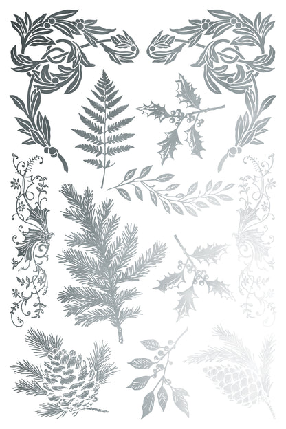 PRE - ORDER IOD - Figgy & Flourish Foil TRANSFER 8 x 12” PAD