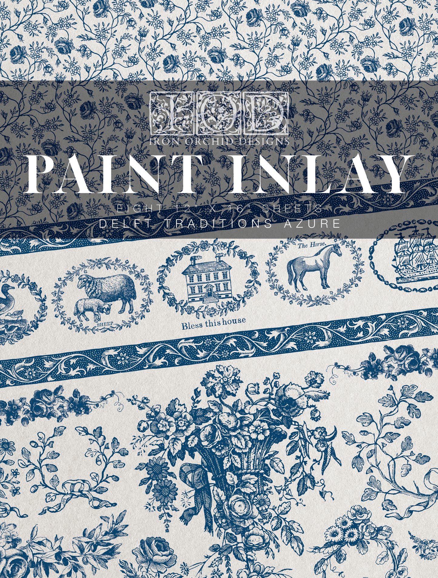 Delft Traditions - Azure Paint InLay by IOD