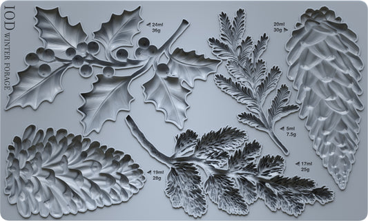 PRE- ORDER IOD -  Winter Forage Décor Mould