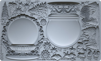 Pre- Order ** IOD -  Snow Globes Décor Mould
