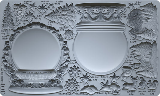 Pre- Order ** IOD -  Snow Globes Décor Mould