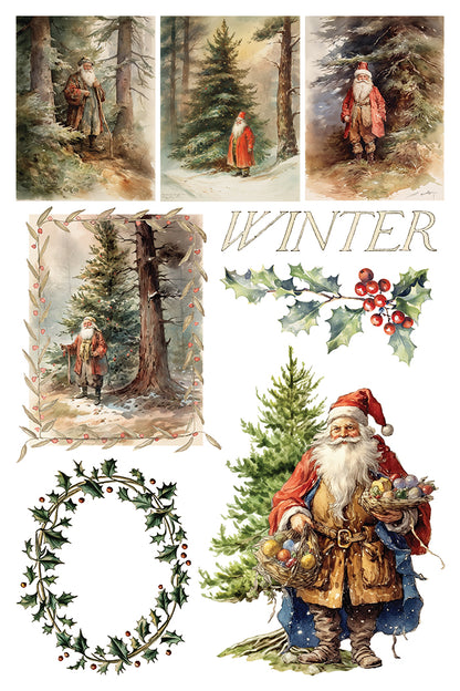 Pre- Order - IOD - Santa's Hallow TRANSFER 8 x 12” PAD -