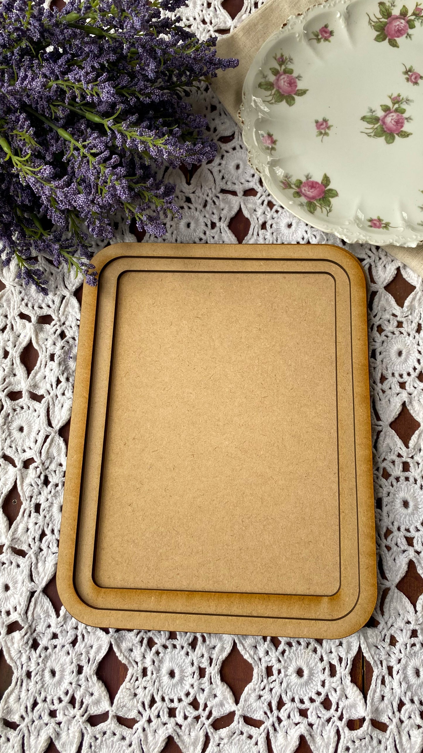 Rounded Rectangle Frame Surface – Heirloom-Style DIY Craft Base