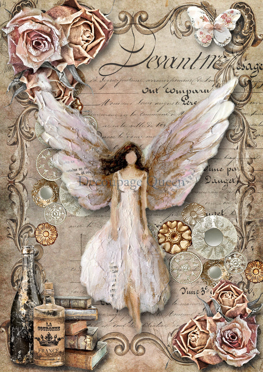 Angels Among Us Paper A3 Decoupage Queen