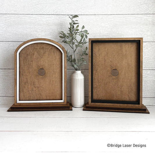 Interchangeable Frame Stand | Arch or Rectangle | DIY Seasonal Sign Kit