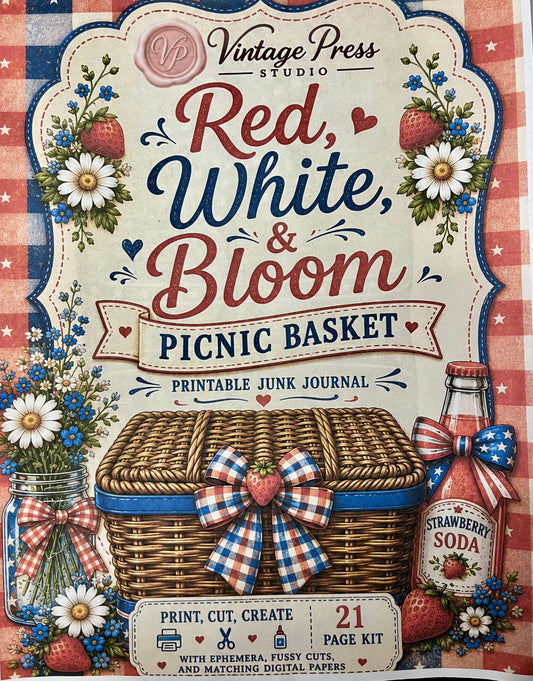 Paper Craft Socials: Red,White and Bloom — Journal