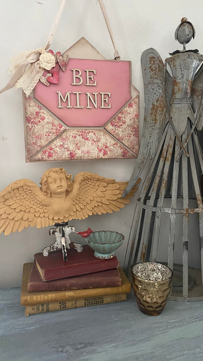 Be Mine hanger- unfinished DIY