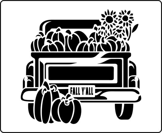 Fall Truck JRV Stencil