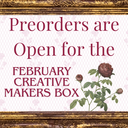 February Creative Makers Box  2024 ~ Free Shipping