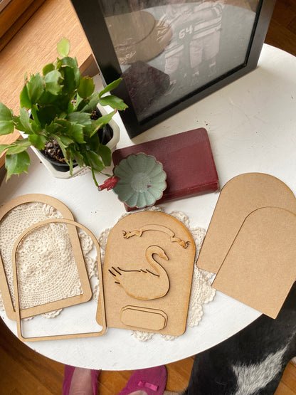 The Petite Arch Layered Frame - Mdf DIY Surface