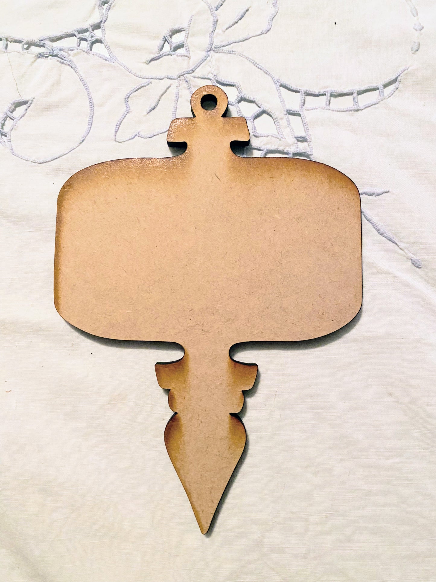 Vintage Ornament – 8” x 5.5” – MDF Craft Surface