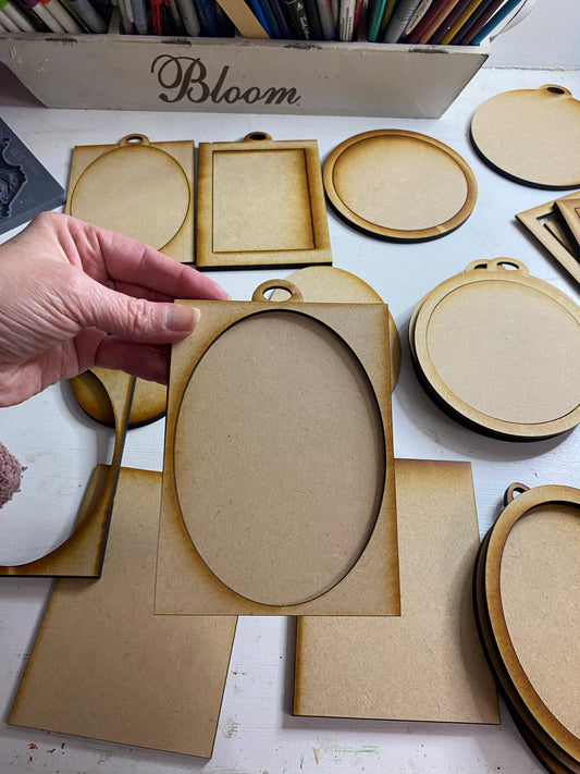 Mystery Cottage Ornament Bag – Layered MDF Ornament Surfaces