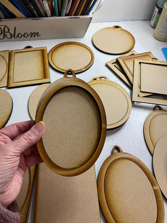 Mystery Cottage Ornament Bag – Layered MDF Ornament Surfaces