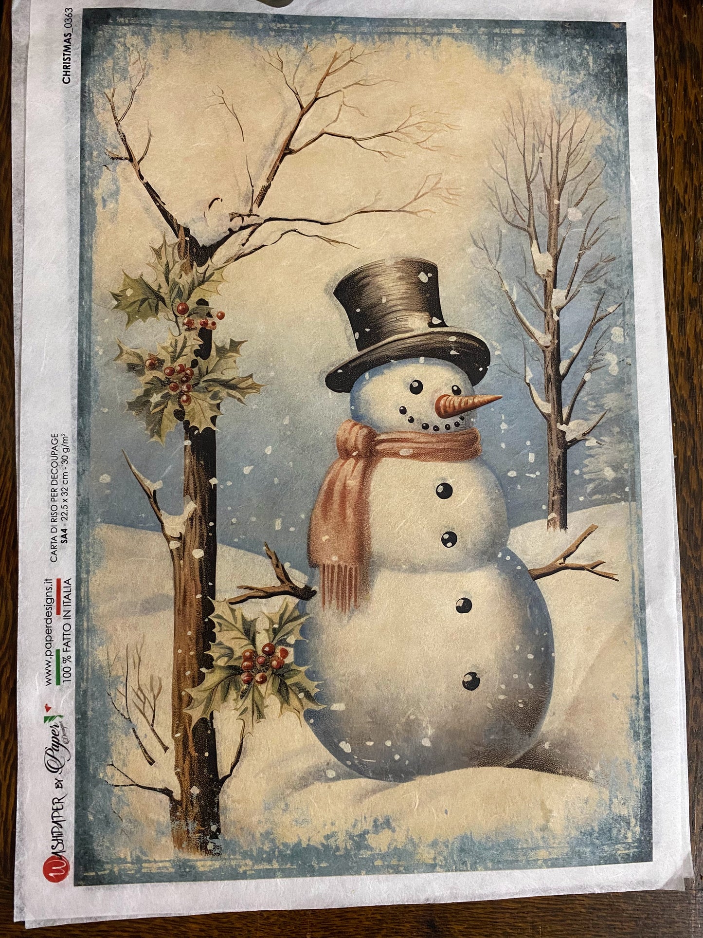 Christmas 0363- Paper Designs Rice Paper