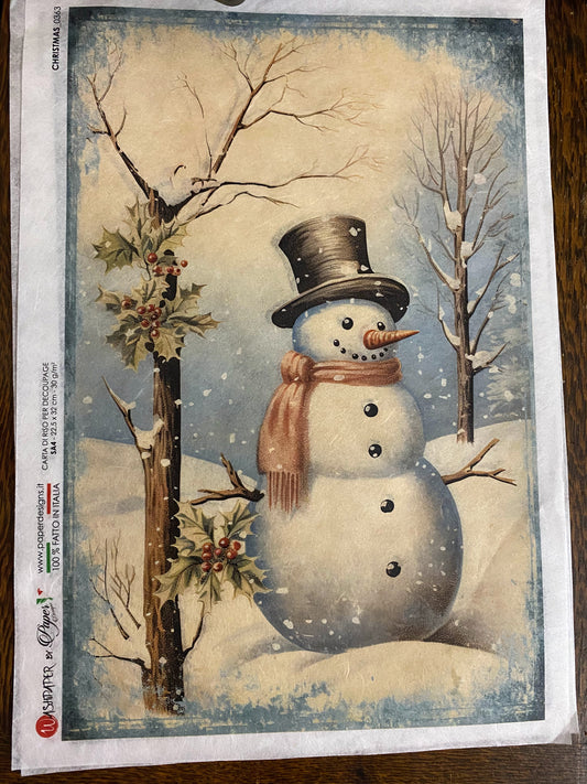 Christmas 0363- Paper Designs Rice Paper