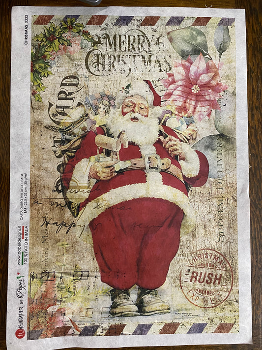 Christmas 0333- Paper Designs Rice Paper