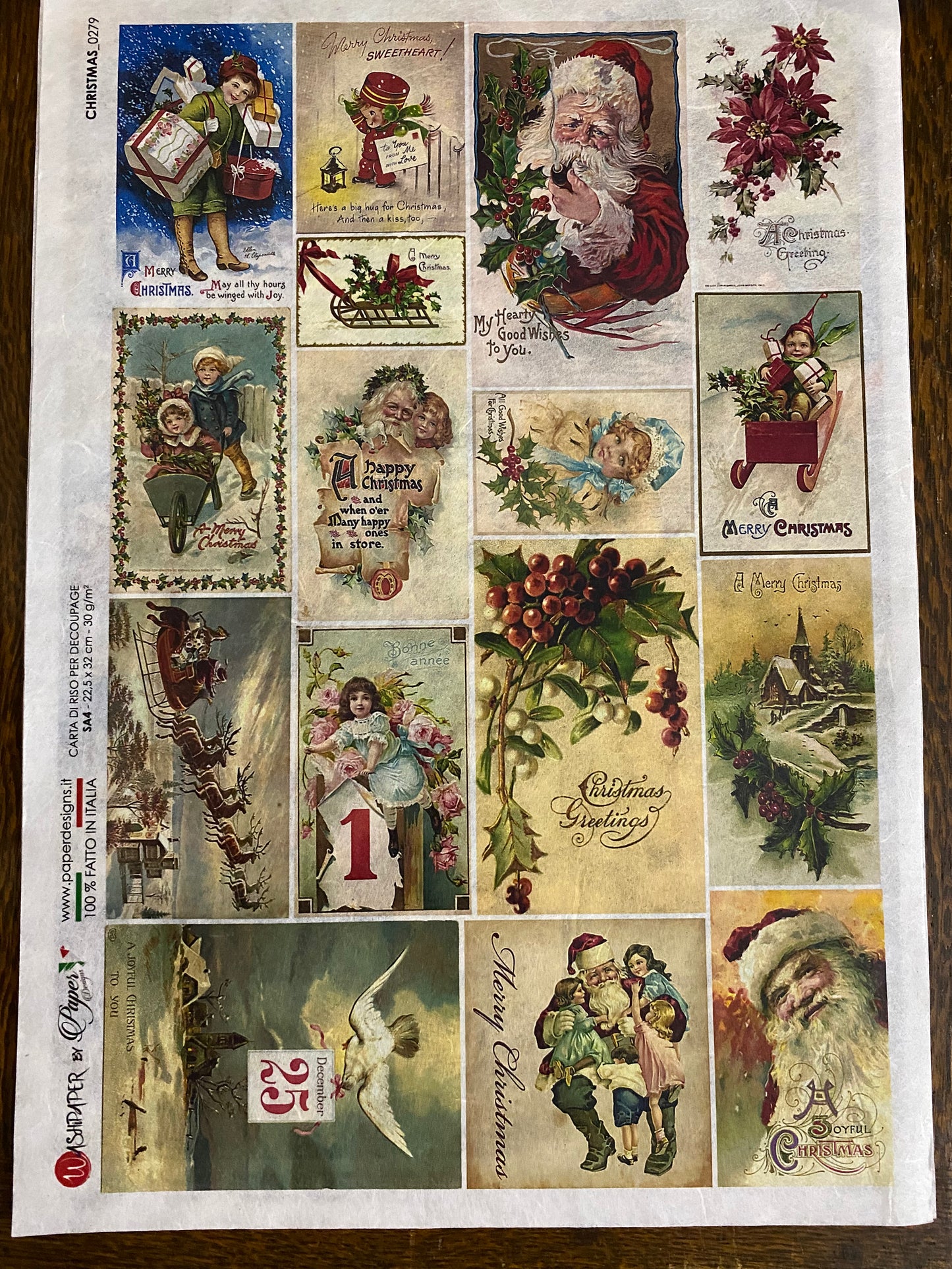 Christmas 0279 - Paper Designs Rice Paper