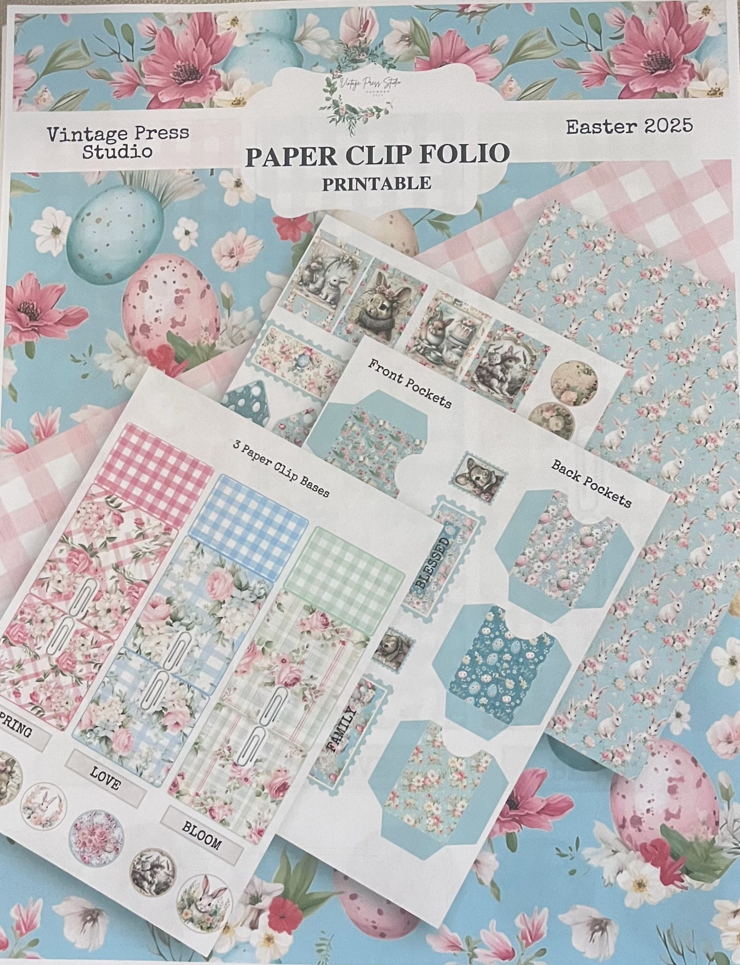 Easter Hidden Paperclips Paper Craft Socials