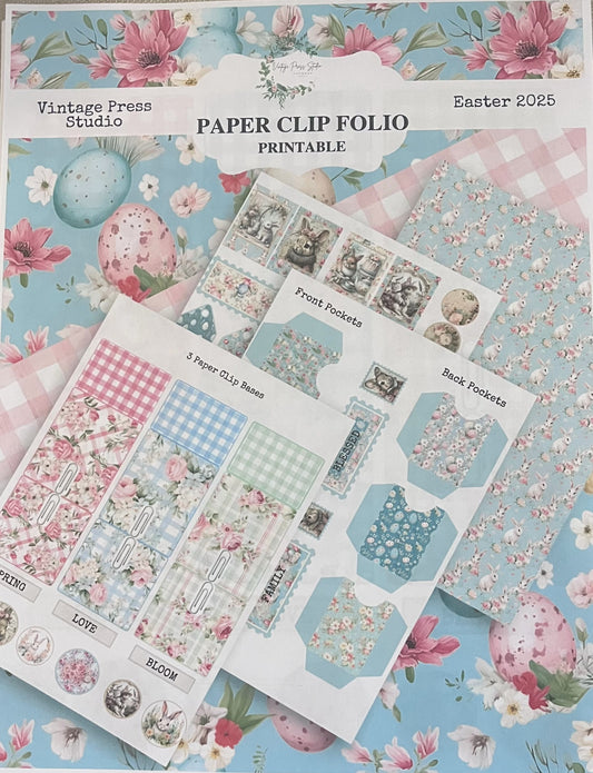 Easter Hidden Paperclips Paper Craft Socials