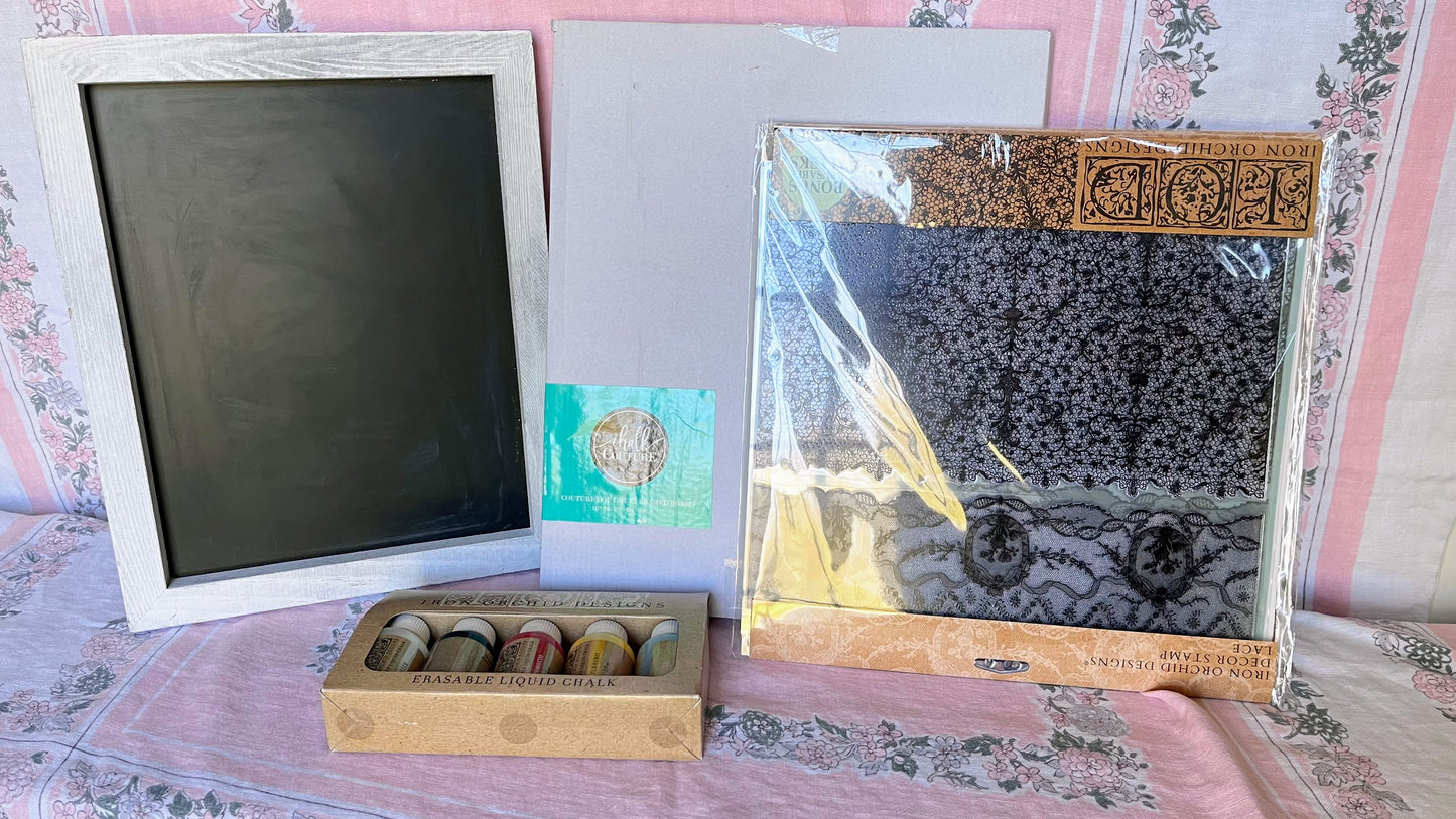 The Cottage Chalk & Stamp Bundle  A curated creative set designed to help you begin—beautifully.